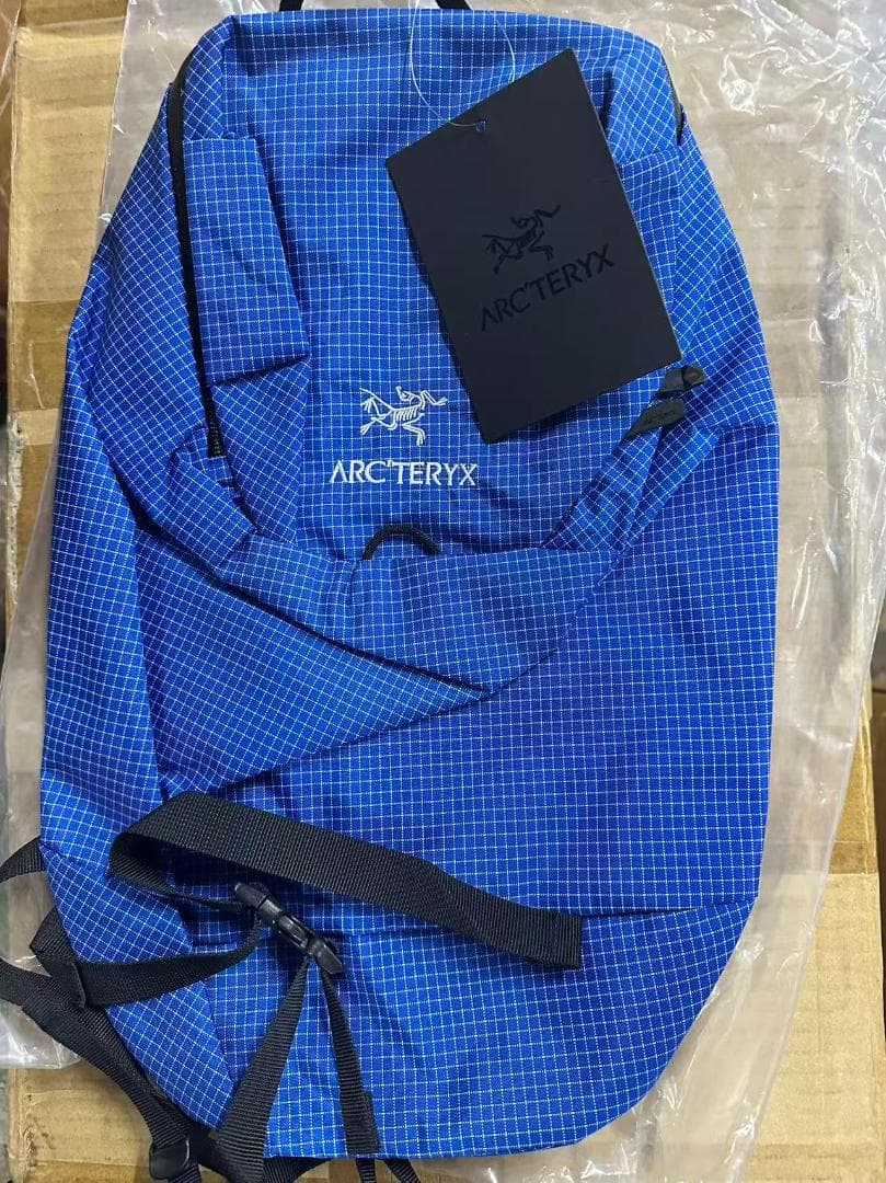 VIP 限定ARC'TERYX KONSEAL 15 チェック柄バックパック 青