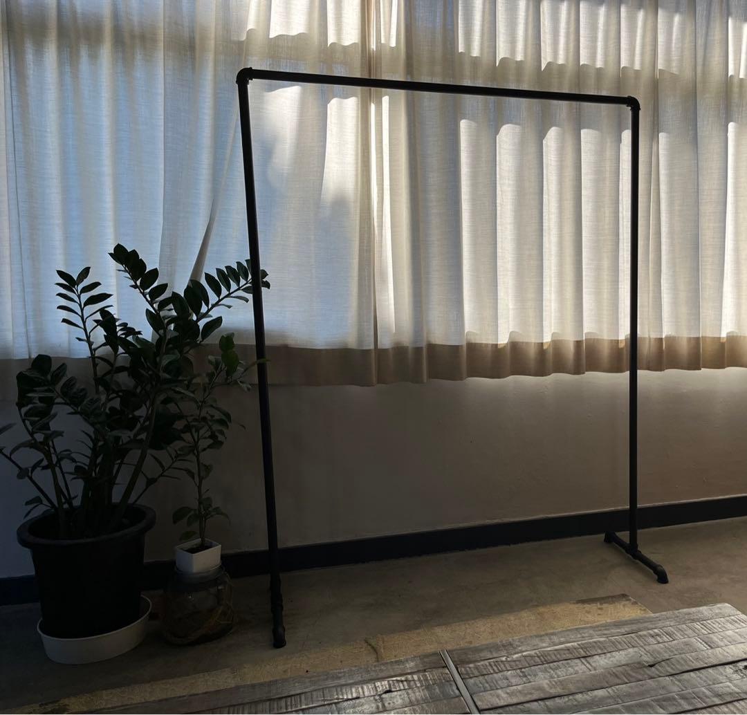 ハンガーラック シンプル ガス管 パイプ アイアン 鉄 店舗 什器 アンティーク