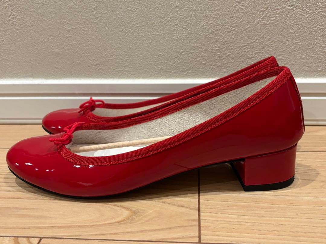 最終値下げ repetto レペット 赤 バレエシューズ 38.5サイズ
