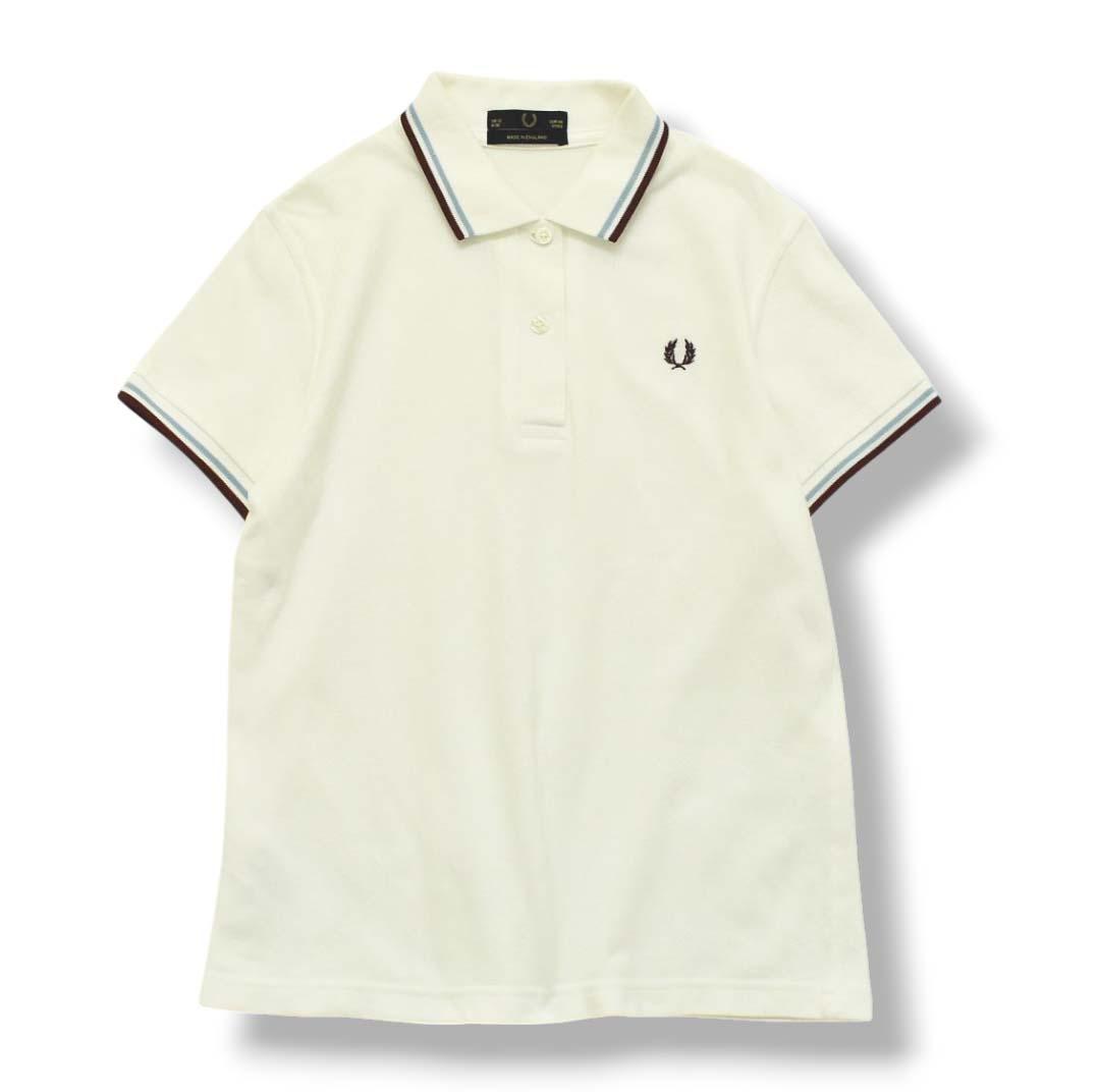 【美品】英国製 フレッドペリー FRED PERRY 半袖 月桂樹 ポロシャツ♪