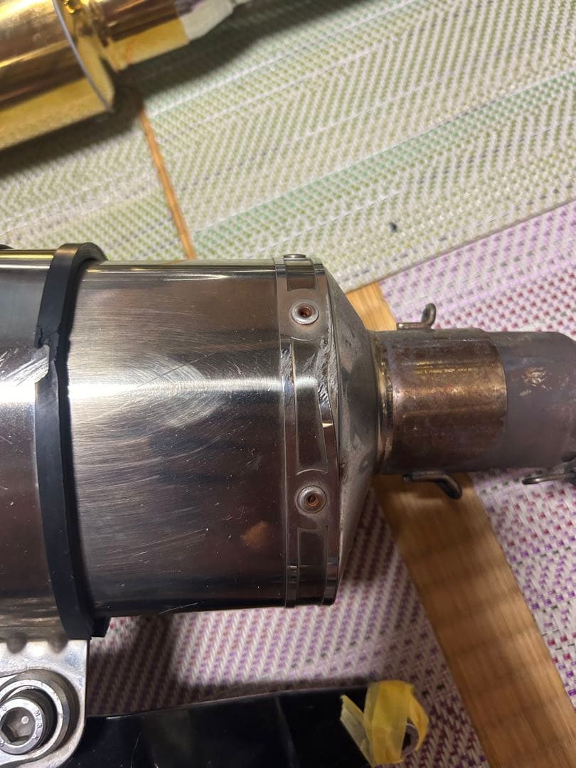 沖縄からシグナスＸ４型５型ＷＲＳチタンオーバルマフラーＢＷＳにも？