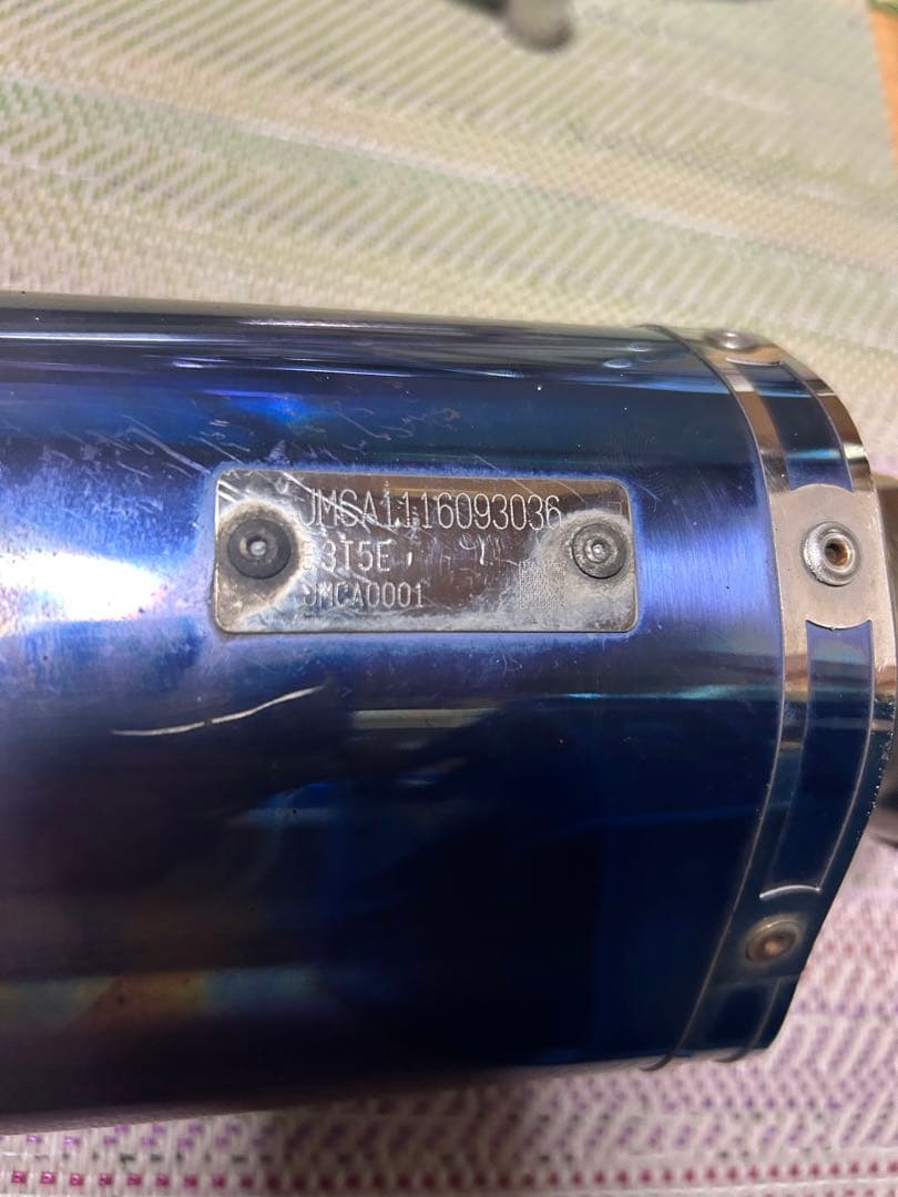 沖縄からシグナスＸ４型５型ＷＲＳチタンオーバルマフラーＢＷＳにも？