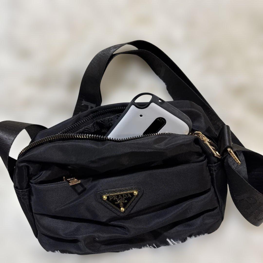 ブラック ショルダーバッグノベルティ