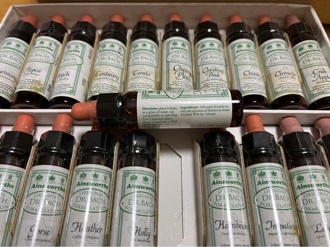 バッチフラワーエッセンス エインズワース社　40本フルセット　バッチ博士の遺産