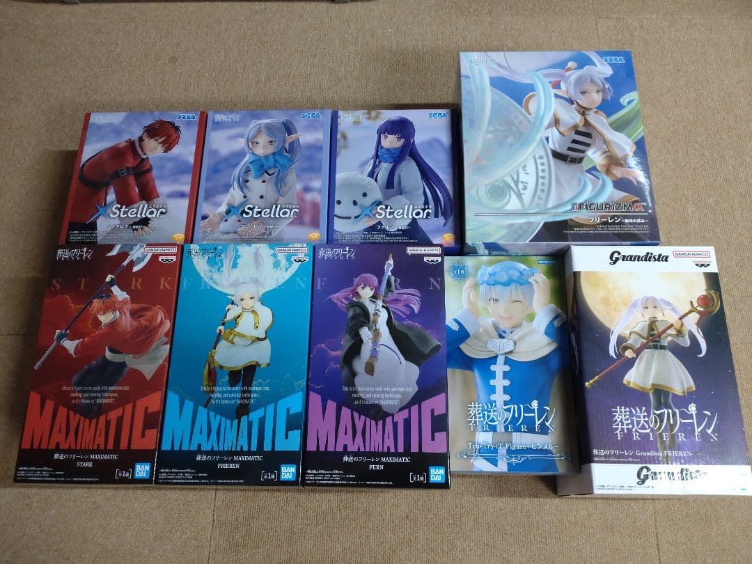 葬送のフリーレン　フィギュア　9点　フリーレン　フェルン　シュタルク　ヒンメル