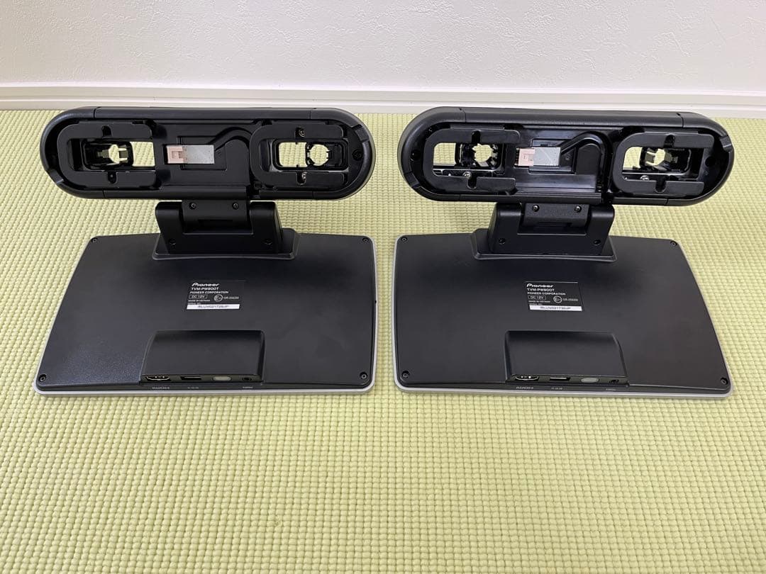 【良品】カロッツェリア ヘッドレストモニター2台 TVM-PW900T 通電OK