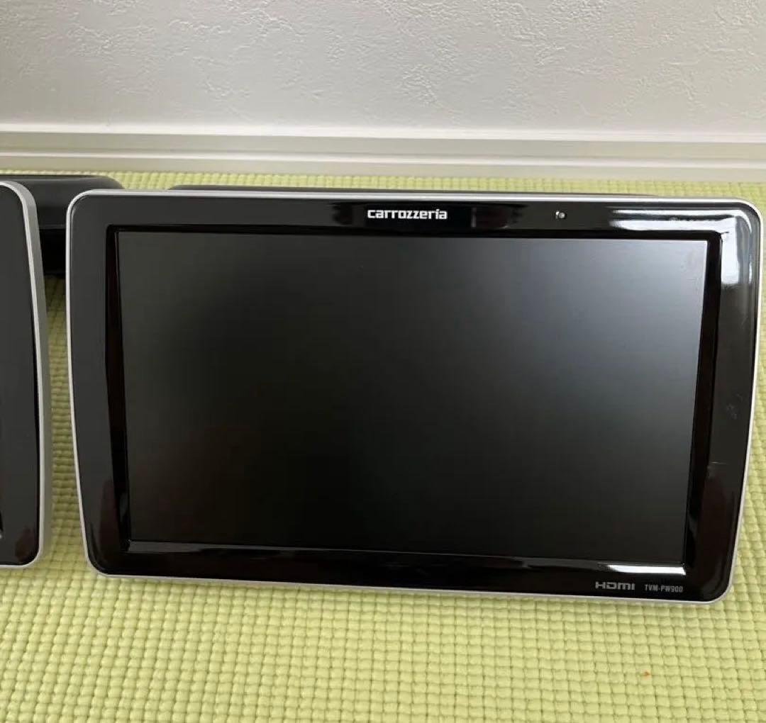 【良品】カロッツェリア ヘッドレストモニター2台 TVM-PW900T 通電OK