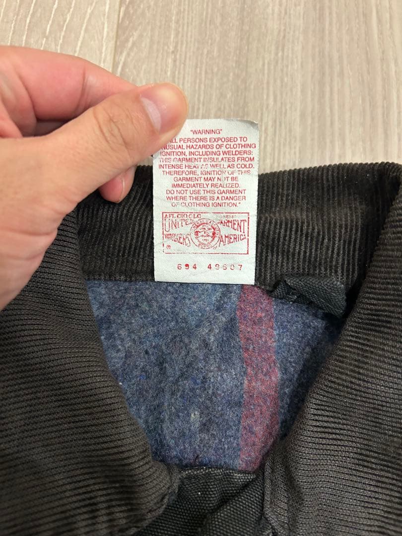 カーハート 90s 星タグ チョアコート 40 USA製 ブラック CB105