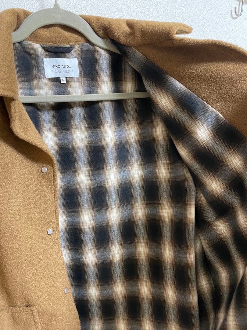 【niko and …】ウーリーテックカバーオール