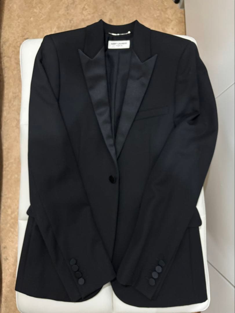 サンローランパリ エディ スモーキング ジャケット 42