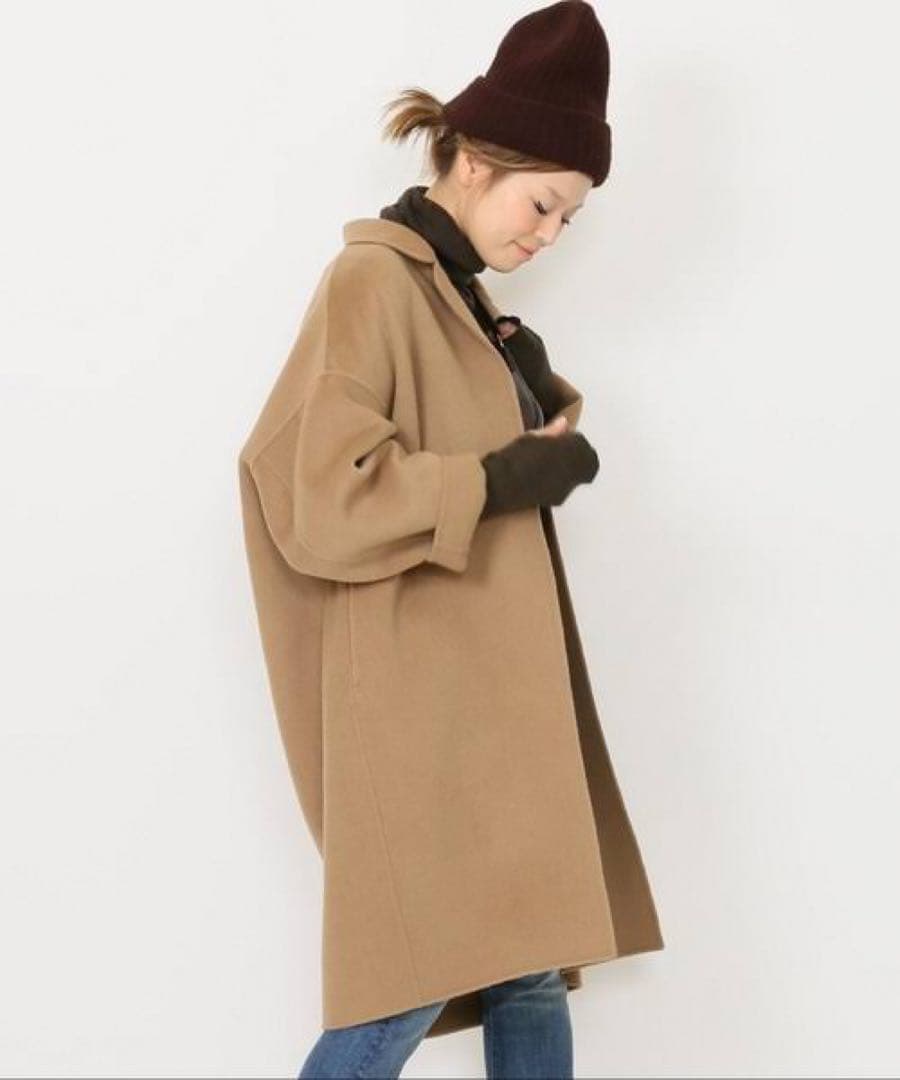 deuxiemeclass ウールアンゴラリバーコート