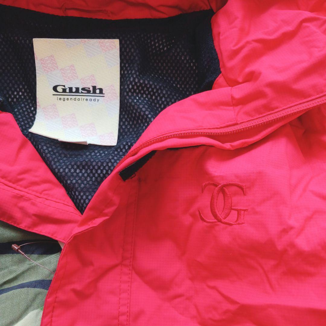 Gush スノーボード用ジャケット 赤緑