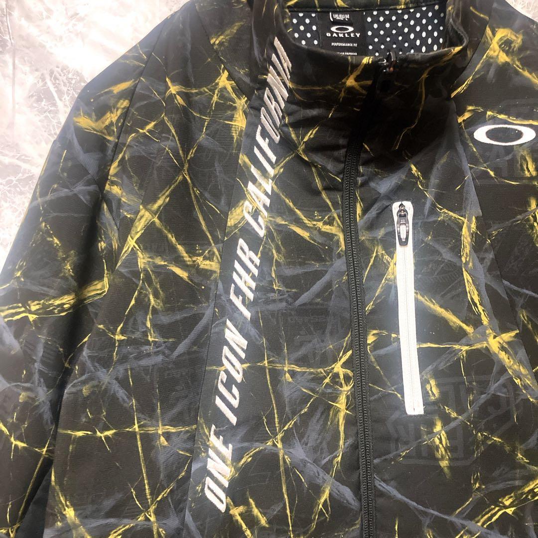 【美品】OAKLEY オークリー ゴルフウェア ナイロン ドローコード 刺繍