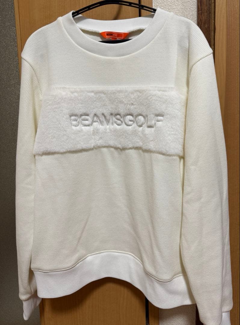 ORANGE LABEL / フェイクファー コンビ プルオーバー．