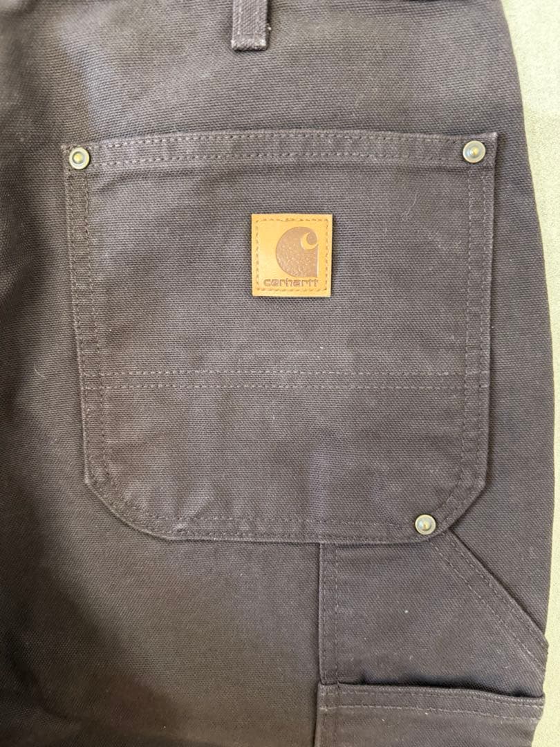 極美品 アメリカ製 carhartt ダブルニーペインターパンツ 33×30