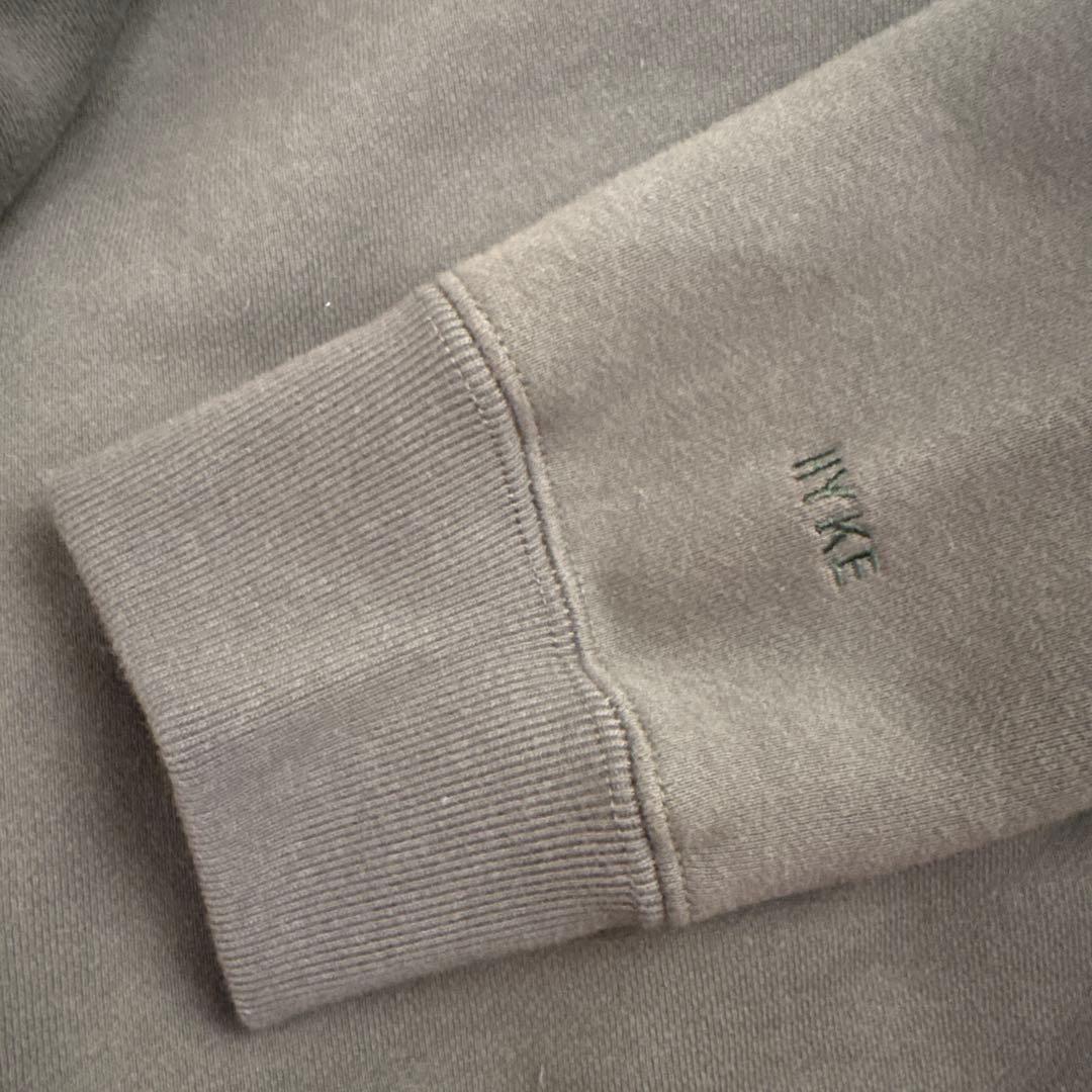 【新品】HYKE ハイク CROPPED SWEAT SHIRT