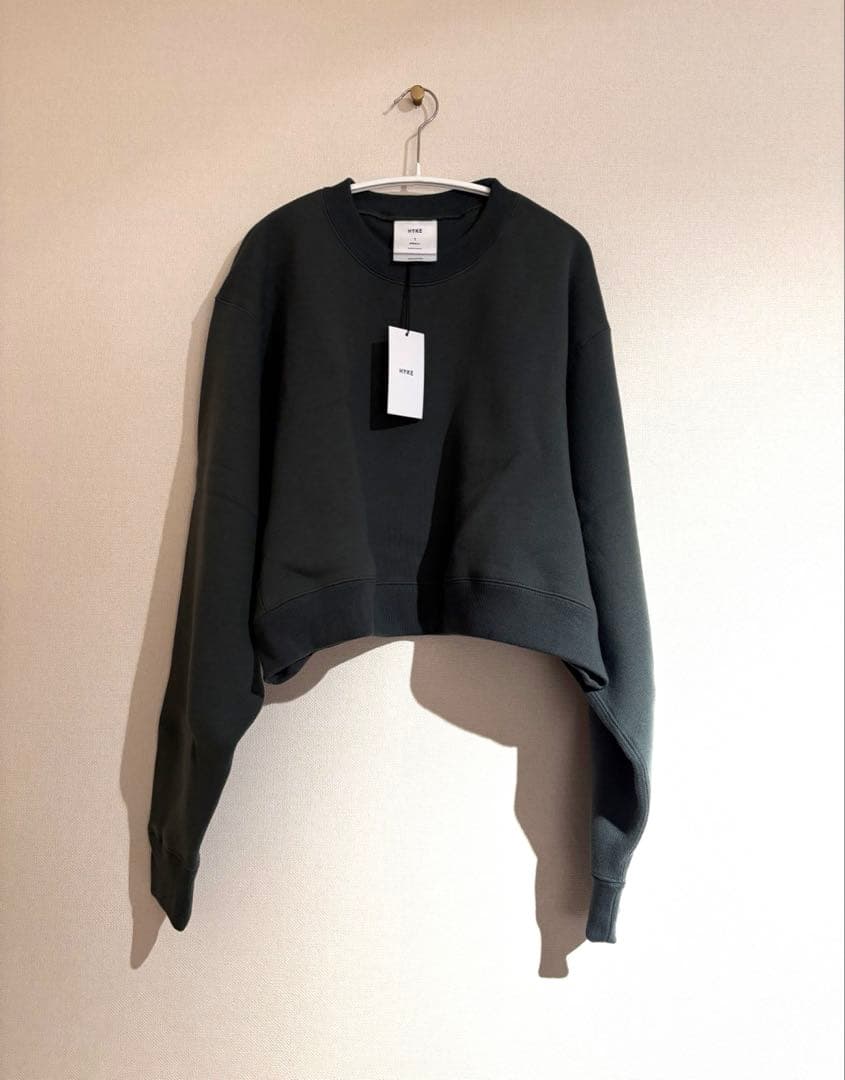 【新品】HYKE ハイク CROPPED SWEAT SHIRT