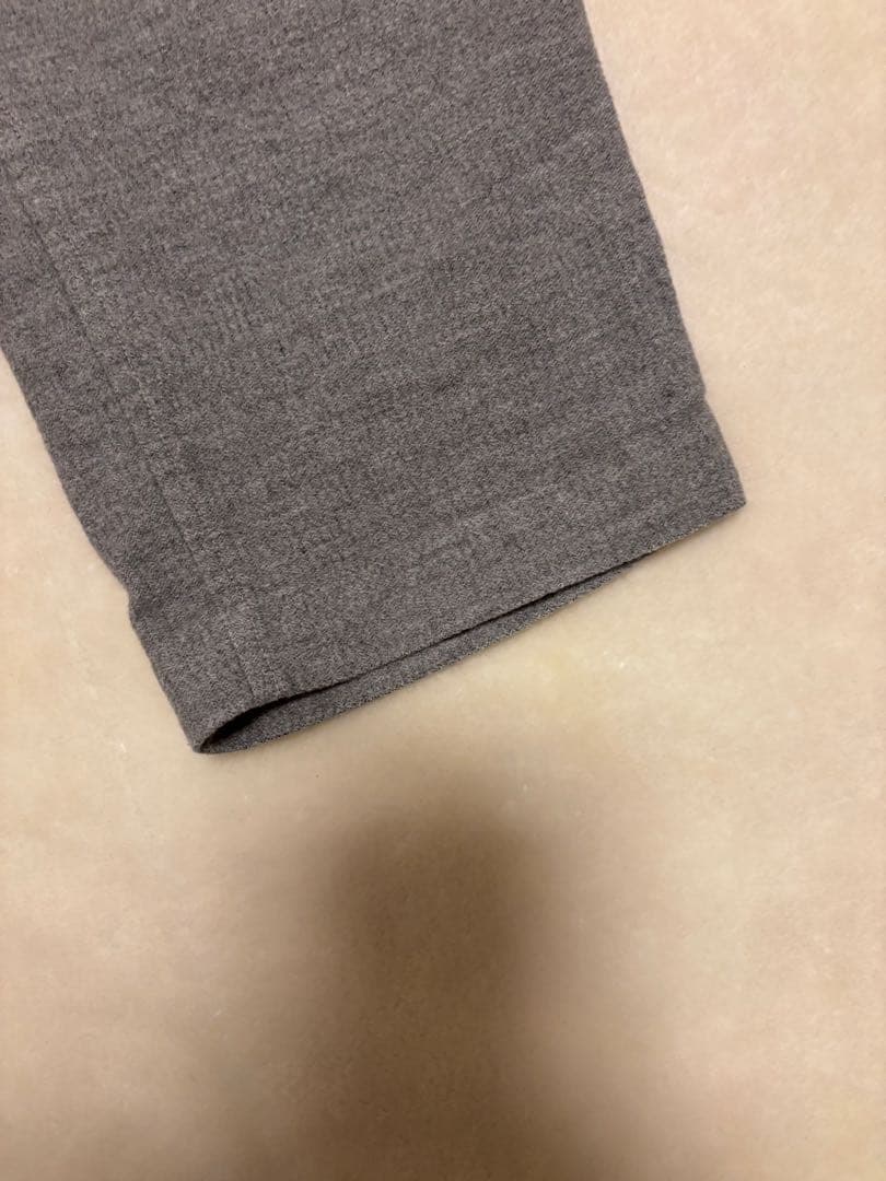 えみおわす ウールコットン タックパンツ