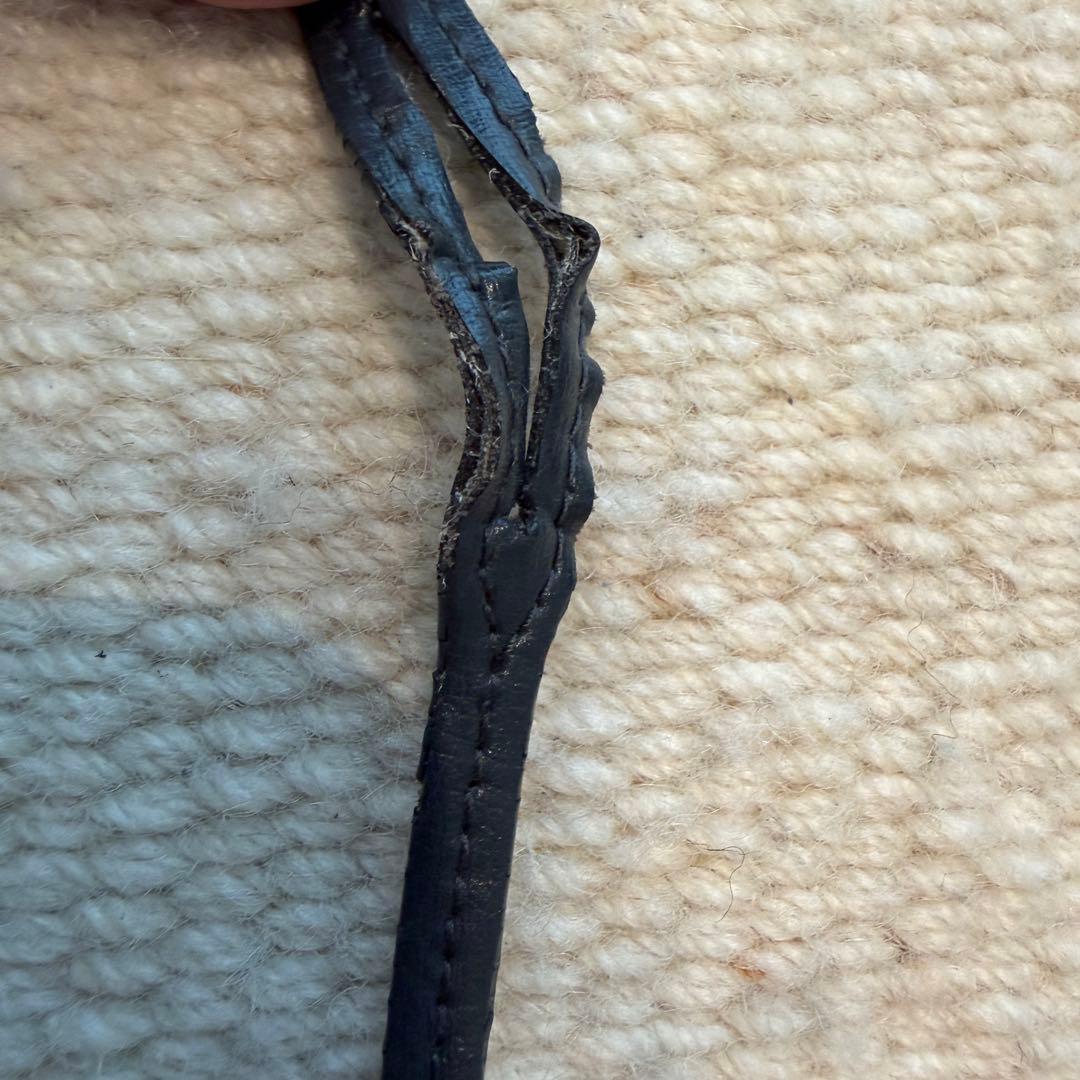 YSL ブラックレザー ショルダーバッグ