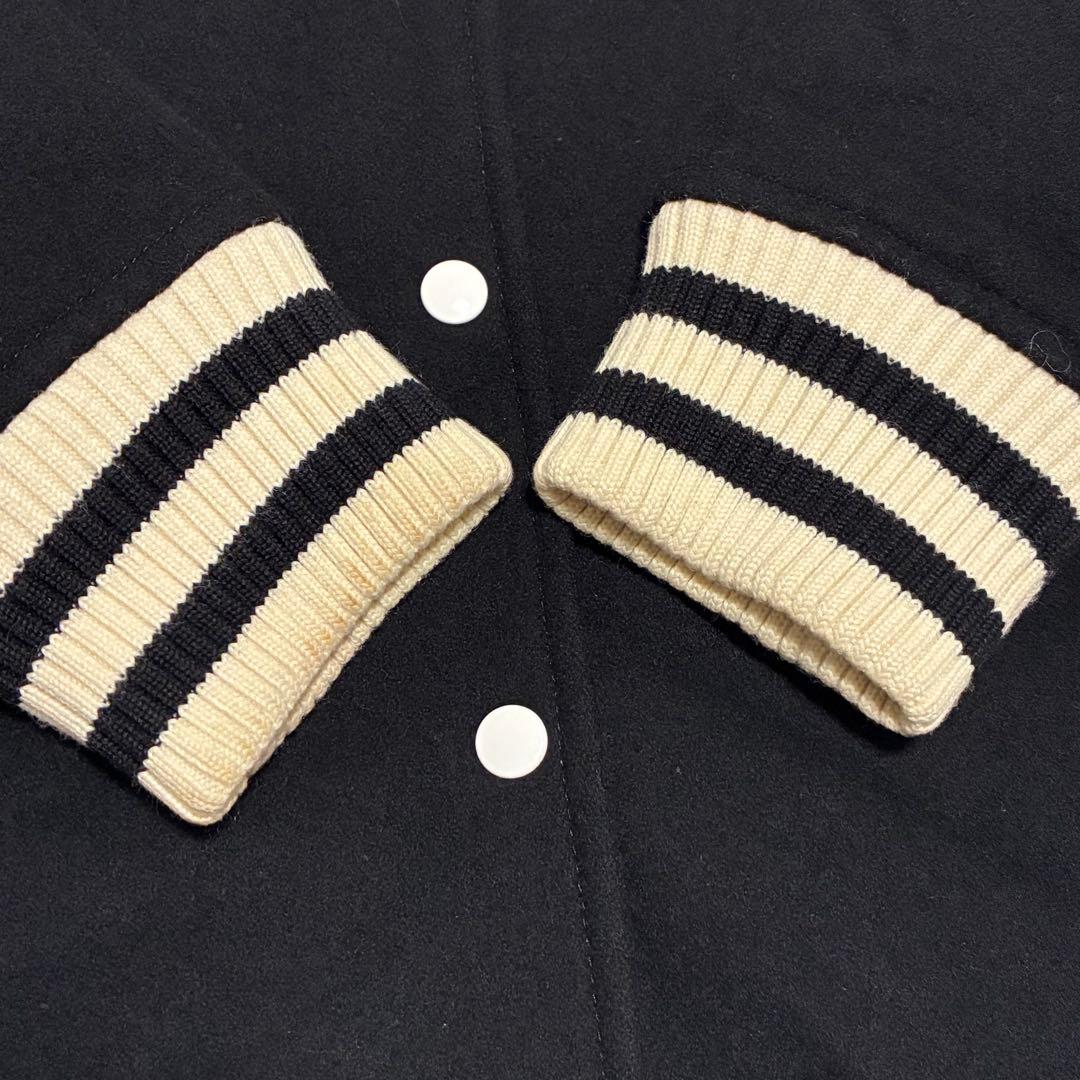 クレージュ21 スタジャン ウール100% フードジャケット　ロングコート