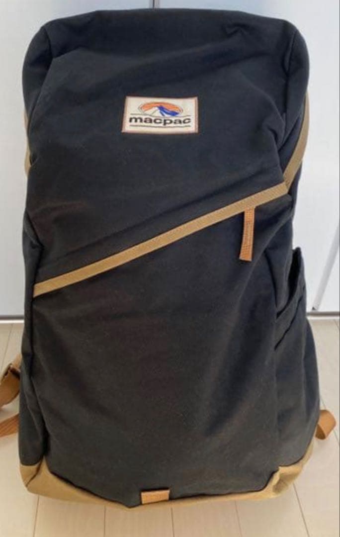 廃盤 使用回数3回 macpac リュック・バックパック 黒/ベージュ