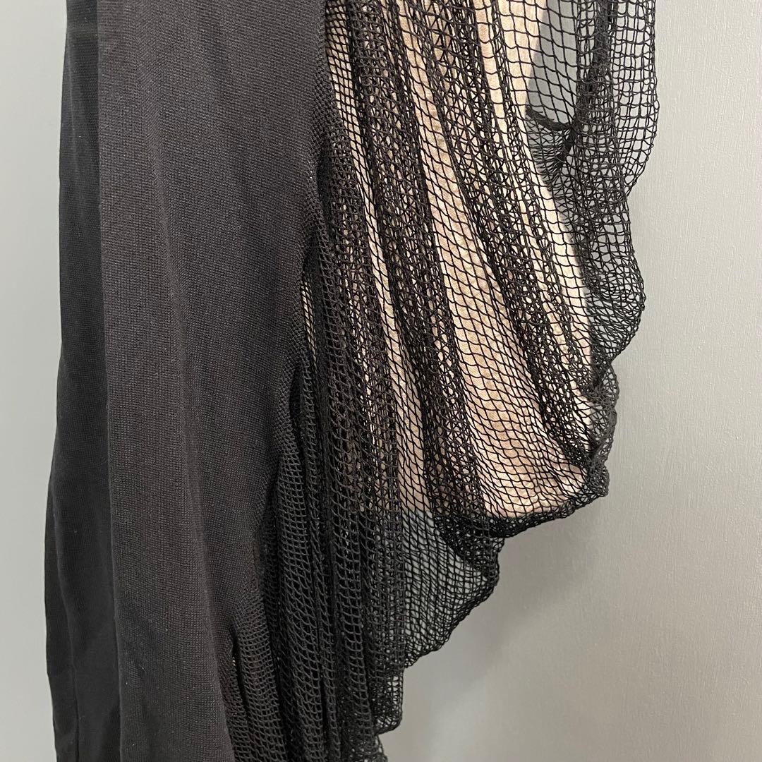 美品◆LIMI feuリミフゥ◆ノースリーブメッシュワンピース