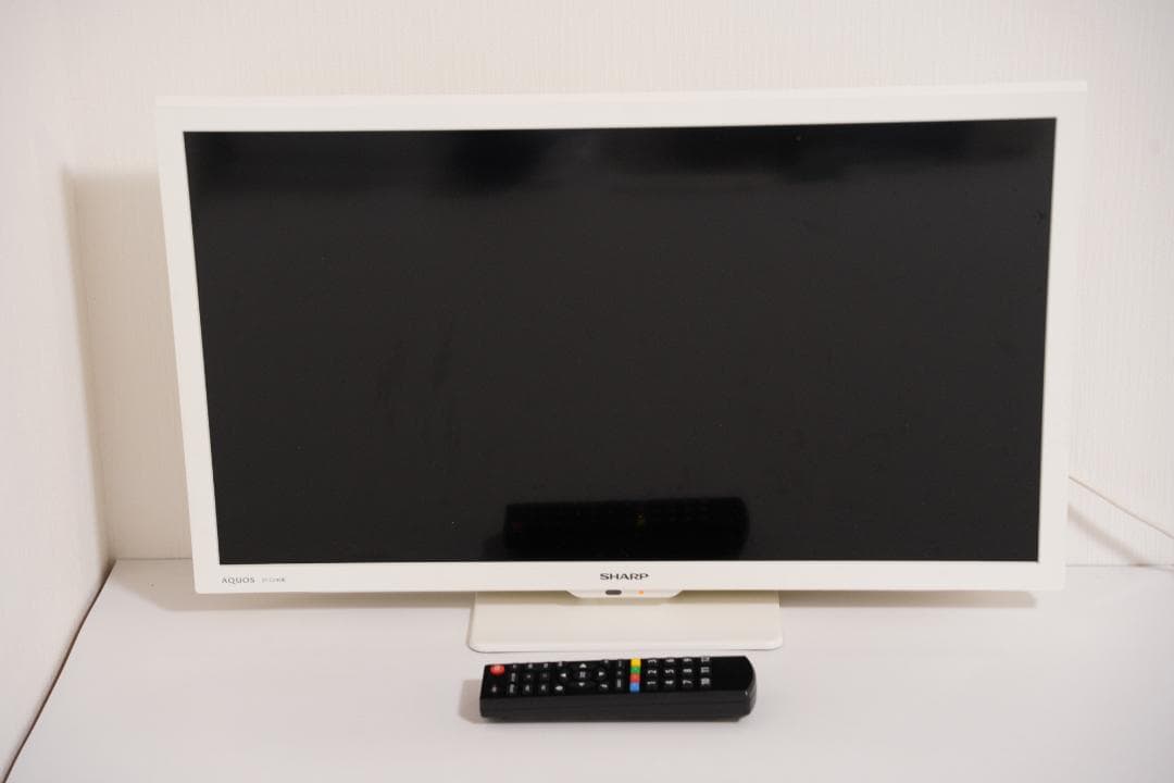 シャープ 24V型 液晶テレビ AQUOS 2T-C24DE-W（ホワイト）