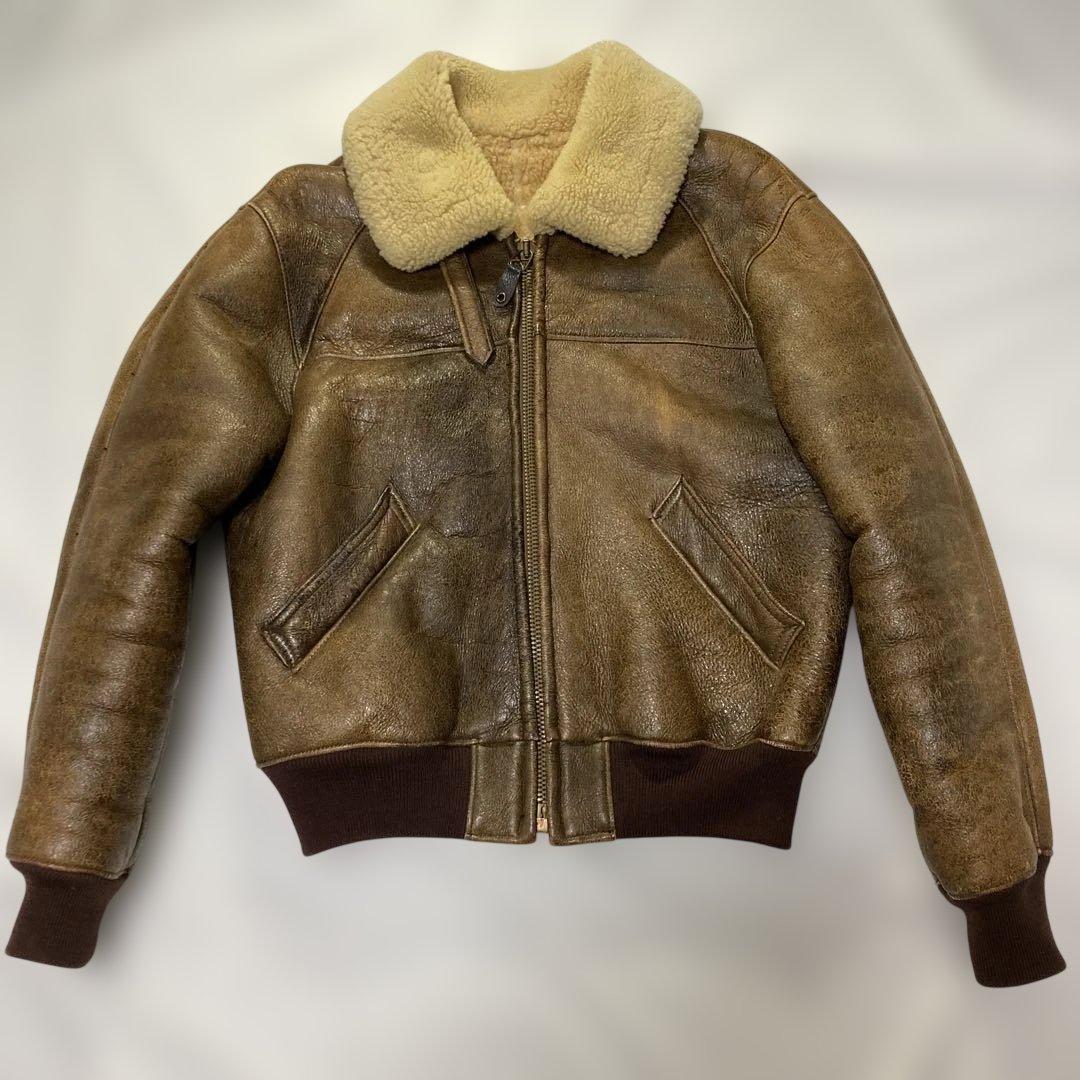 【美品/激レア】USA製80's ヴィンテージ ゴールデンベア ムートンB-6