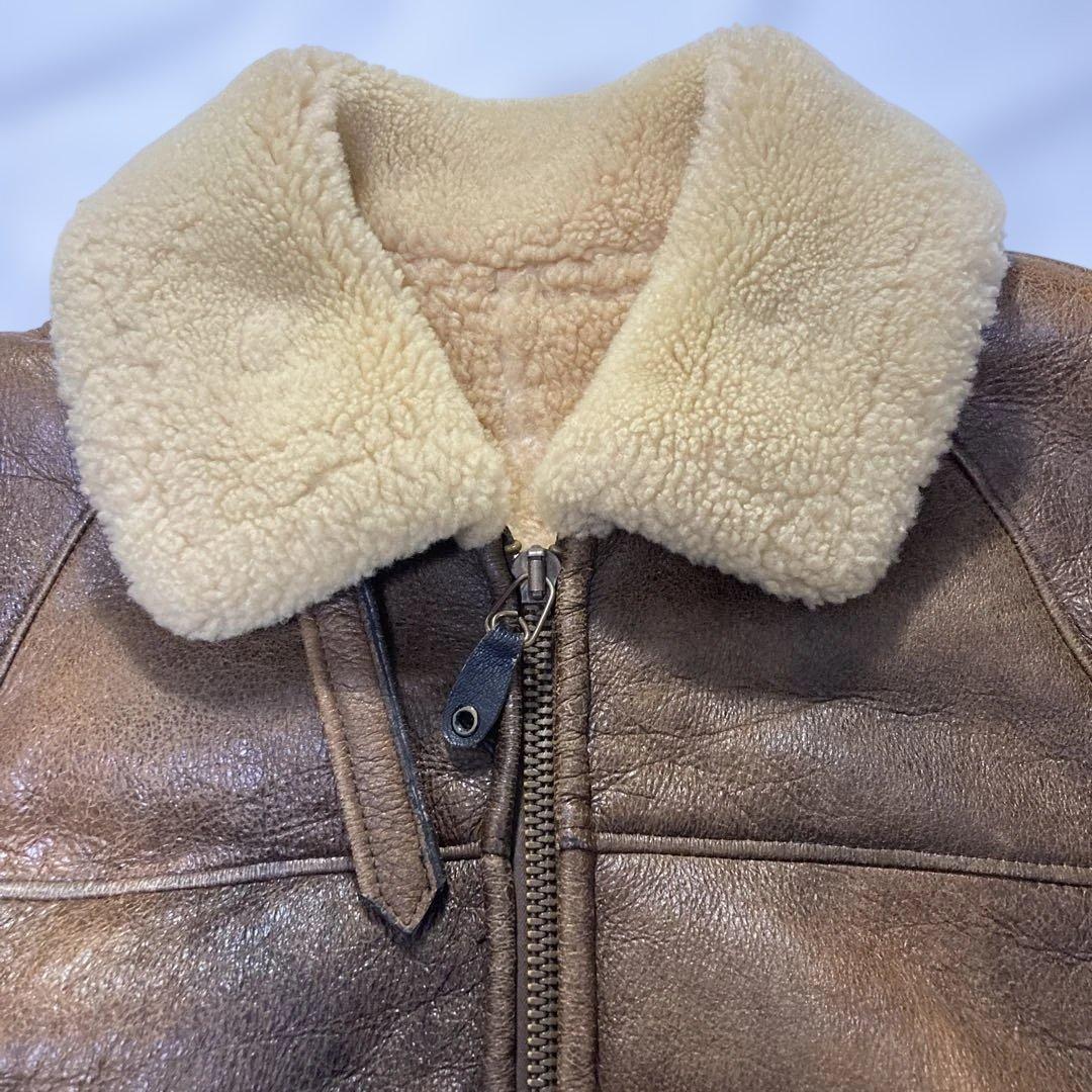 【美品/激レア】USA製80's ヴィンテージ ゴールデンベア ムートンB-6