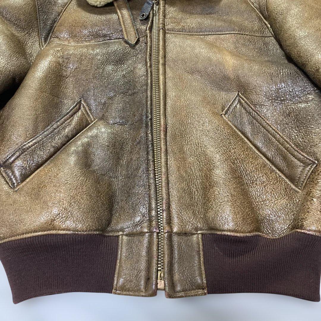 【美品/激レア】USA製80's ヴィンテージ ゴールデンベア ムートンB-6