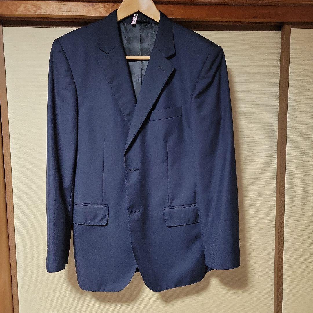 アルマーニ ネイビー シングル スーツ