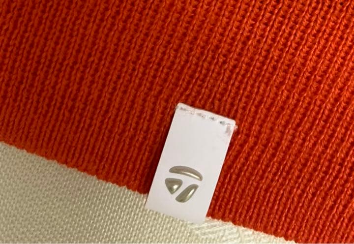 テーラーメイド　レディース　ゴルフ　ニット　ブルゾン　L オレンジ系　新品