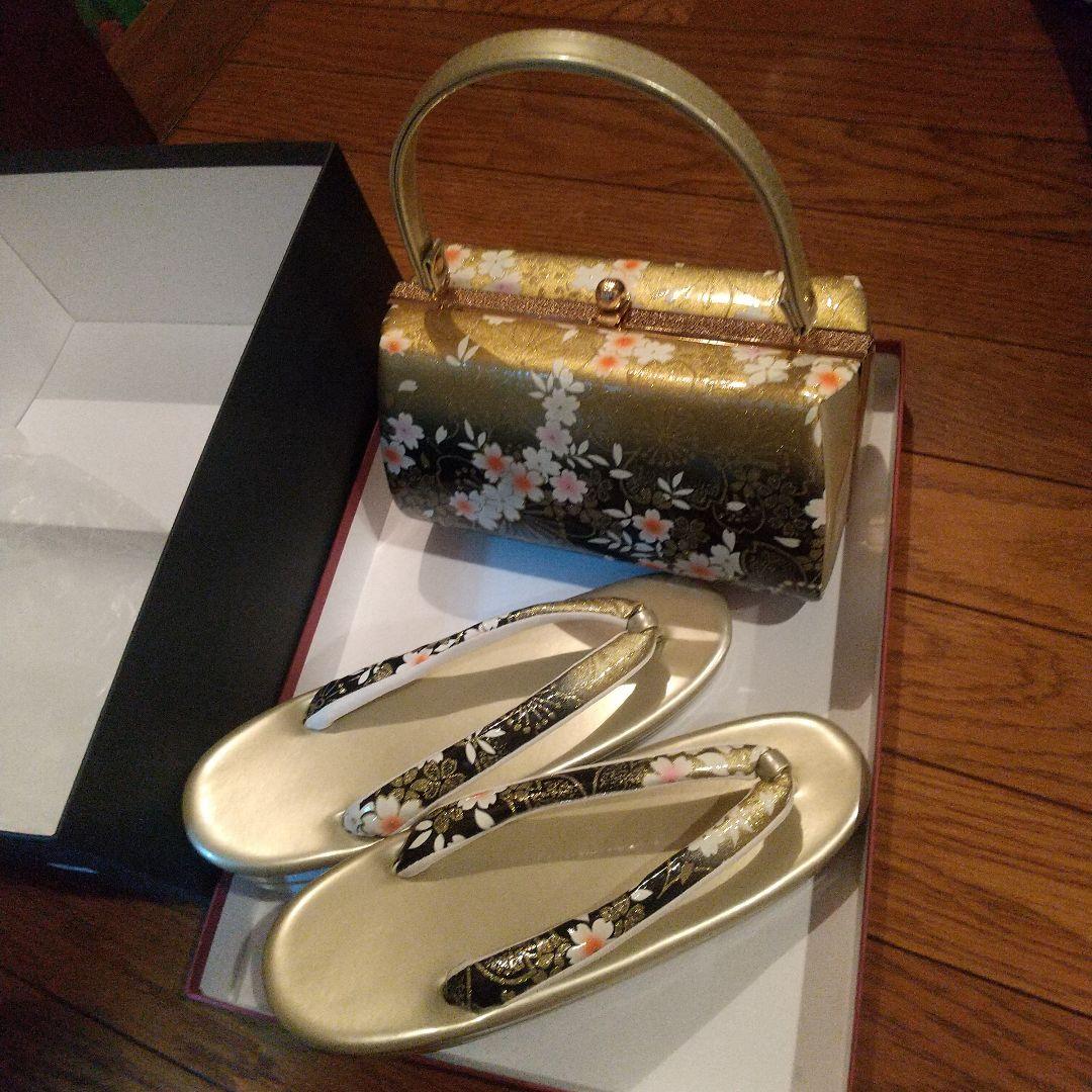 ①振袖・着物用・バックと草履・セットです♪