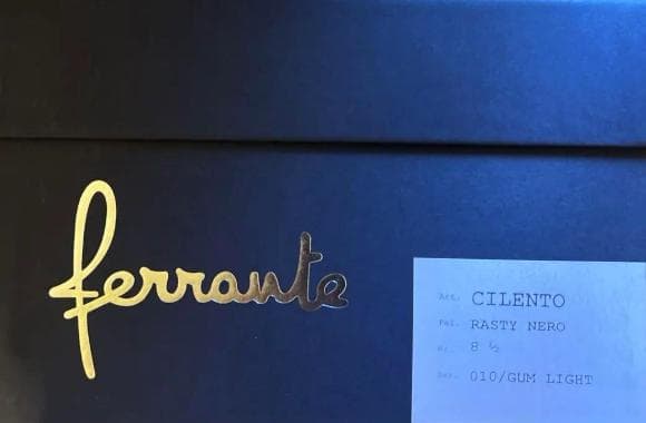 FERRANTE/CILENTO シボ革タッセルローファー8.5サイズ