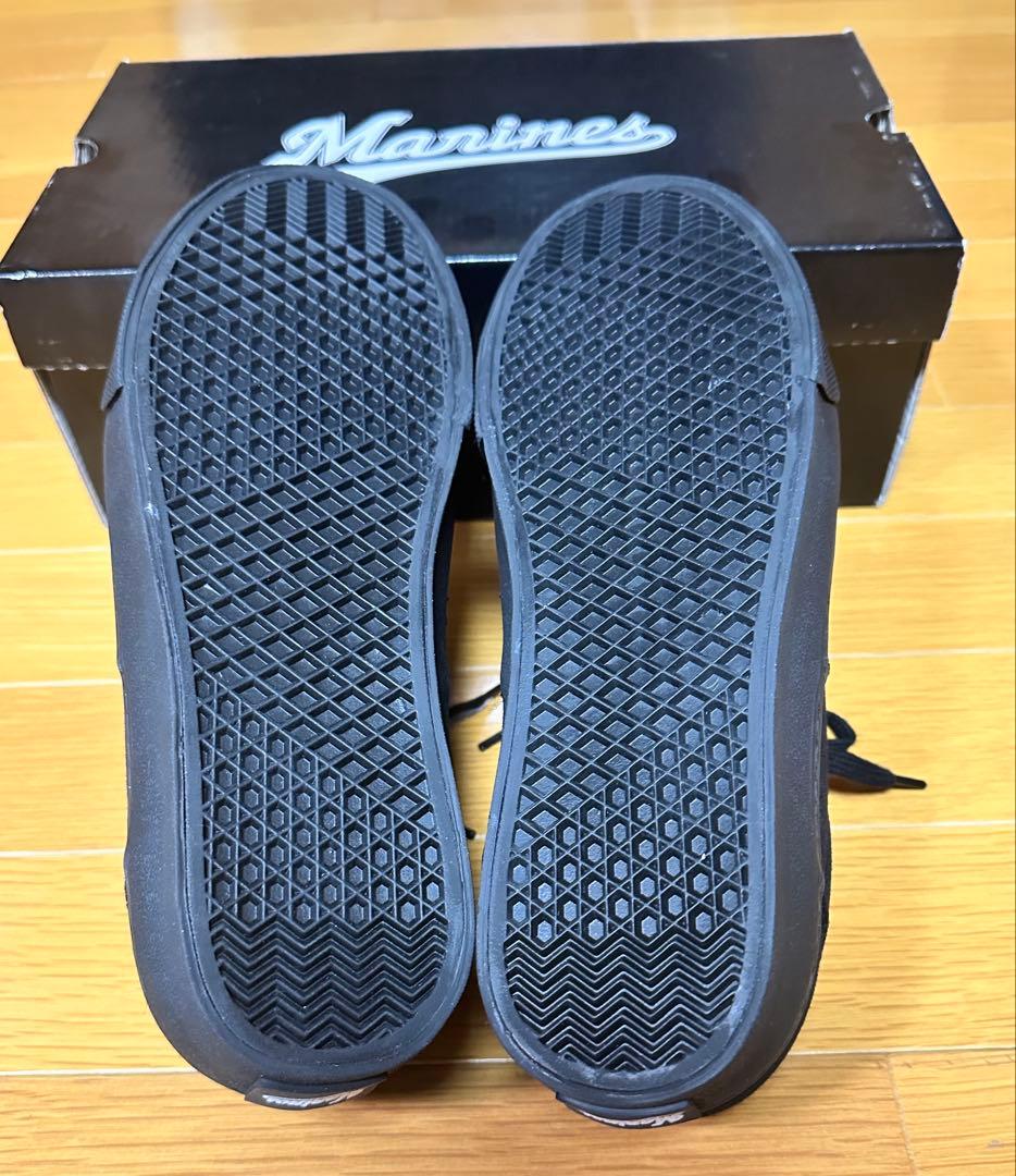 千葉ロッテマリーンズ　オリジナルスニーカー　ブラック　27cm