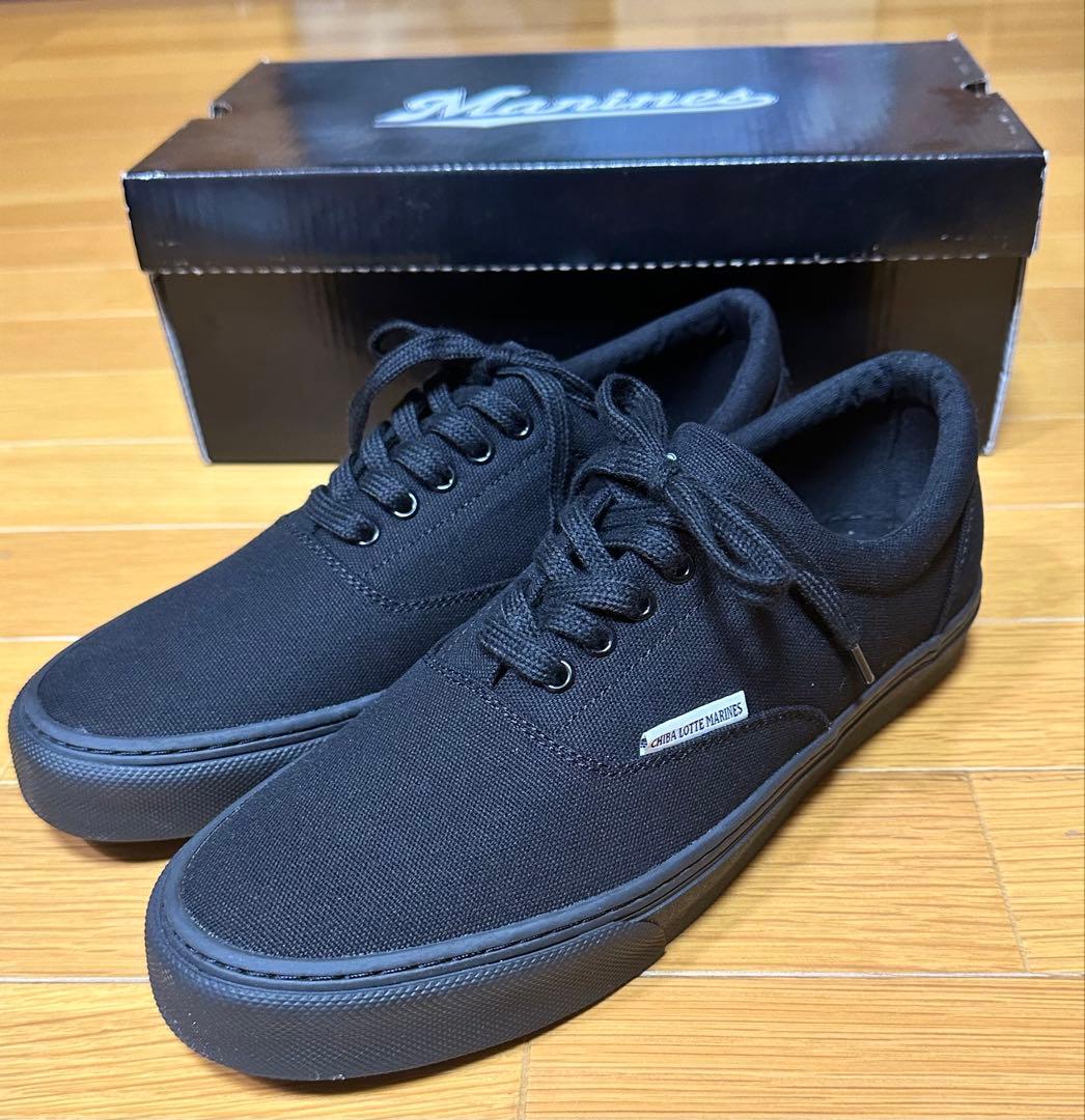 千葉ロッテマリーンズ　オリジナルスニーカー　ブラック　27cm