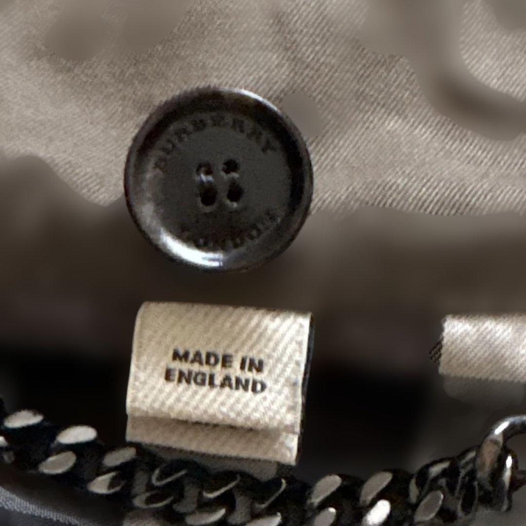 バーバリーロンドン　トレンチコート　ダブル　メガチェック　チェック イギリス製