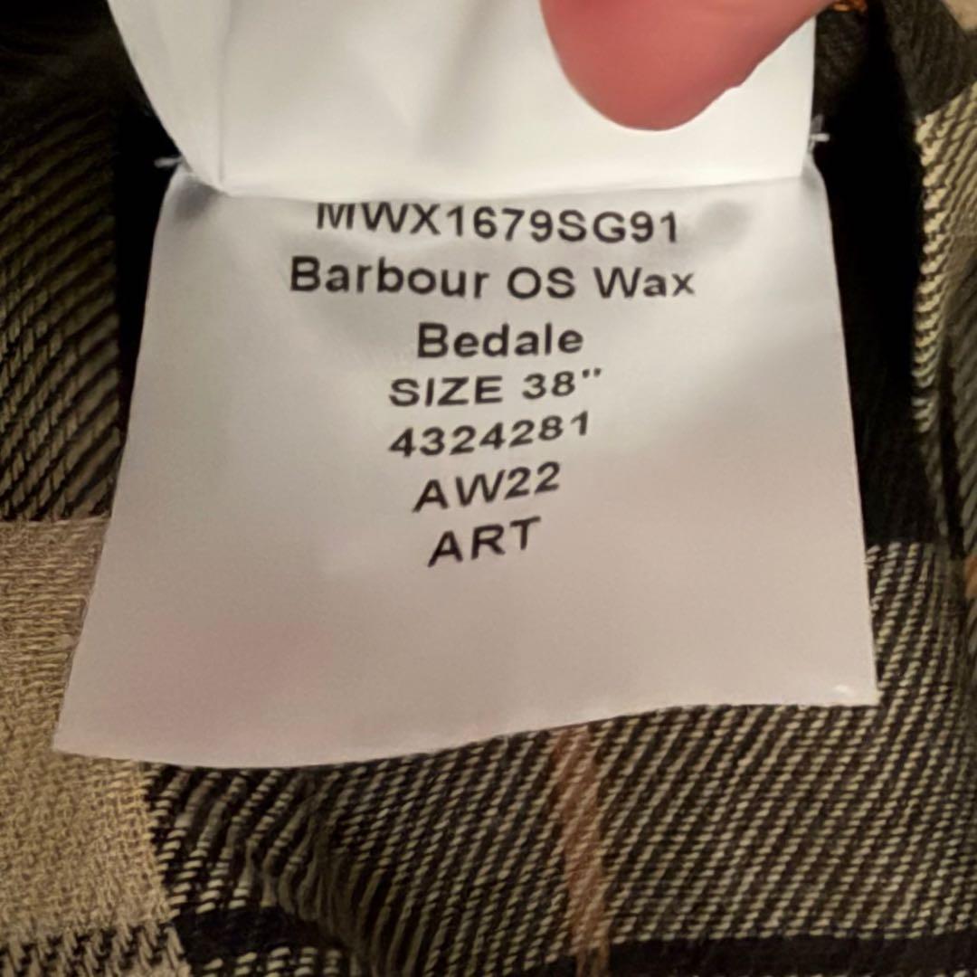 バブアー オーバーサイズ ワックス ビデイル セージ