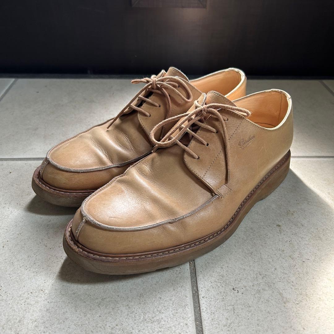 パラブーツ　Uチップ　ベージュ　8サイズ