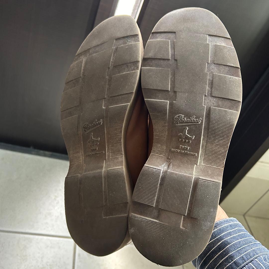 パラブーツ　Uチップ　ベージュ　8サイズ