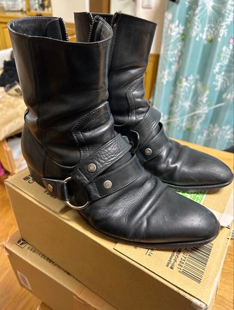 SAINT LAURENT リングブーツ 2016年モデルarchive 着画有