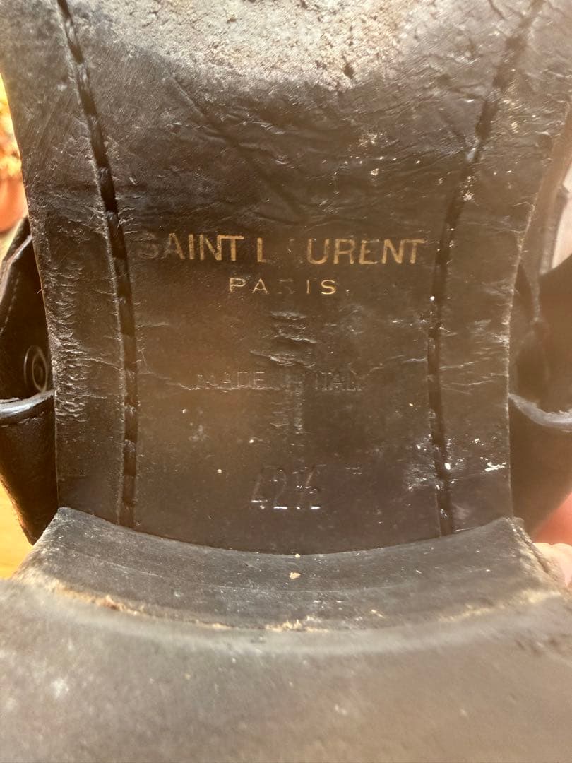 SAINT LAURENT リングブーツ 2016年モデルarchive 着画有