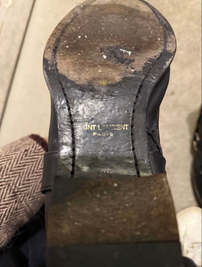 SAINT LAURENT リングブーツ 2016年モデルarchive 着画有