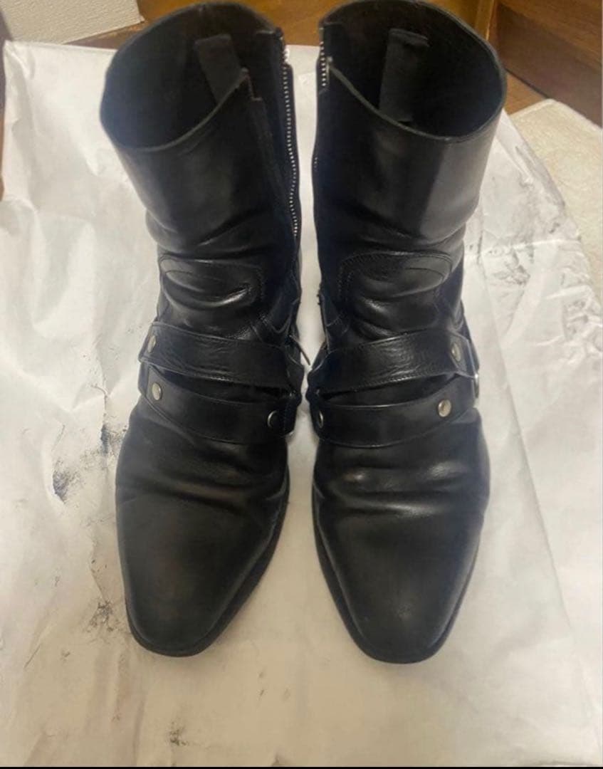 SAINT LAURENT リングブーツ 2016年モデルarchive 着画有