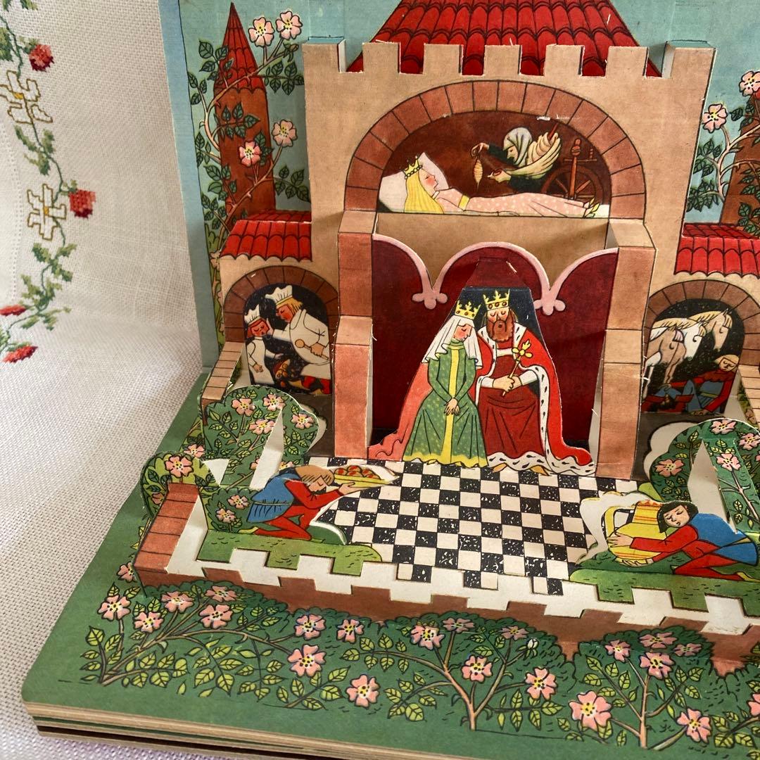 【超希少】1959年 チェコのしかけ絵本 眠れる森の美女 洋書 東欧雑貨