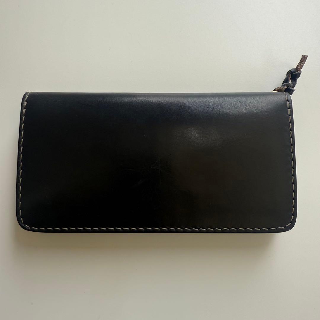 トラッカーウォレット　(ブラック) ハンドメイド タロンジッパー