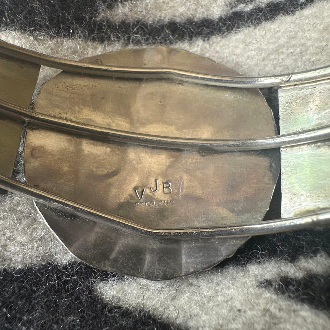 インディアンジュエリー Navajo ナバホ族 シルバーターコイズバングル