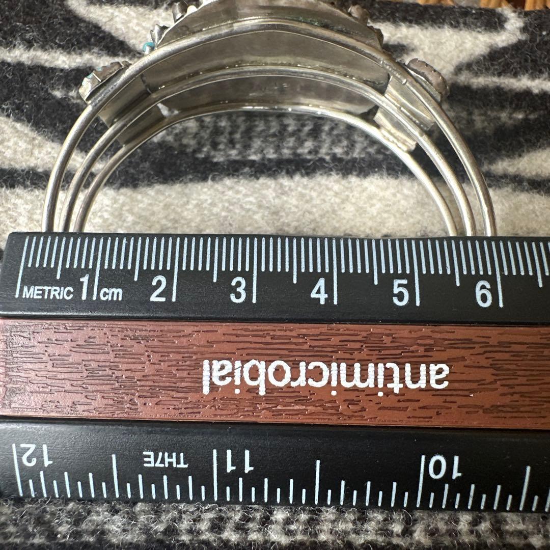 インディアンジュエリー Navajo ナバホ族 シルバーターコイズバングル