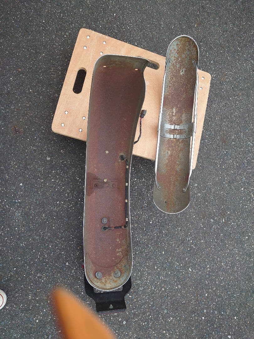 w650純正前後フェンダー　テールランプ付き　カワサキ