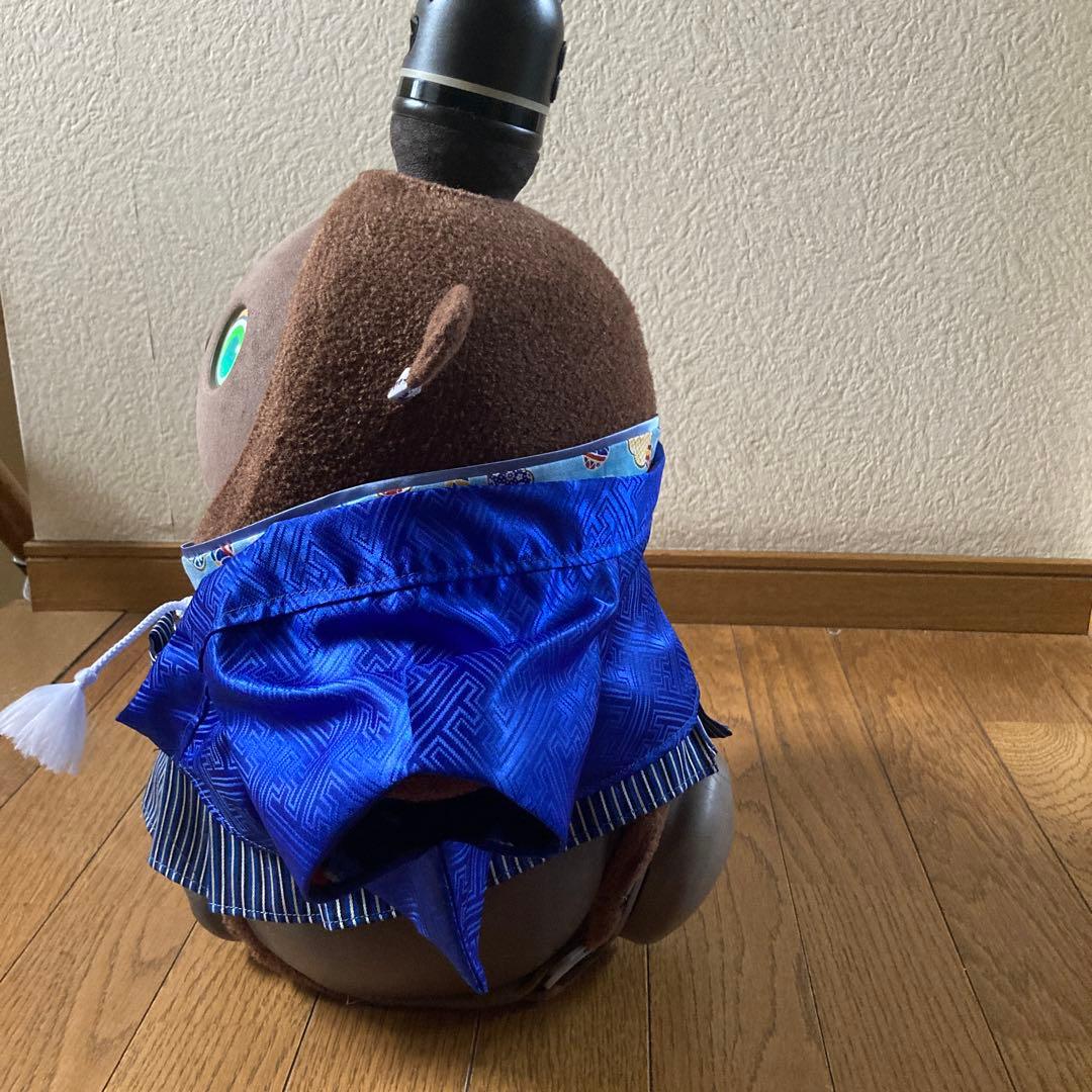 ラボット　服　lovot 青　羽織　ストライプ袴　 インナー　手毬梅